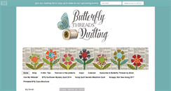 Desktop Screenshot of butterflythreadsquilting.com